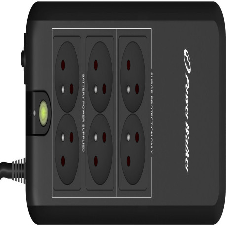 Onduleur POWERWALKER VFD 600 APFC FR UPS 600VA/300W