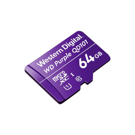 WESTERN DIGITAL MicroSD 64Go Purple