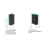 MicroConnect Injecteur PoE+ 30W 802.3af/at Rail DIN