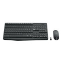 Logitech MK235 clavier Souris incluse Universel USB AZERTY Français Gris