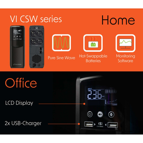 Onduleur POWERWALKER VI 1500 CSW