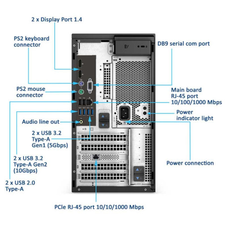 Serveur MILESTONE HUSKY HE350T