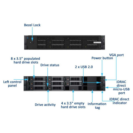 Serveur MILESTONE HUSKY HE1000R