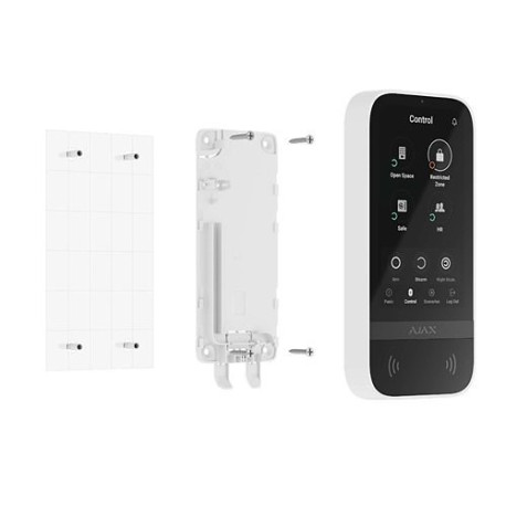 AJAX KeyPad TouchScreen Jeweller Blanc