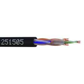 Câble réseau Extérieur CAT6 UTP 500m Noir
