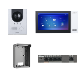 DAHUA KIT PORTIERVIDEO IP BLANC