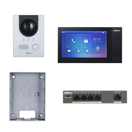 DAHUA KIT PORTIERVIDEO IP NOIR