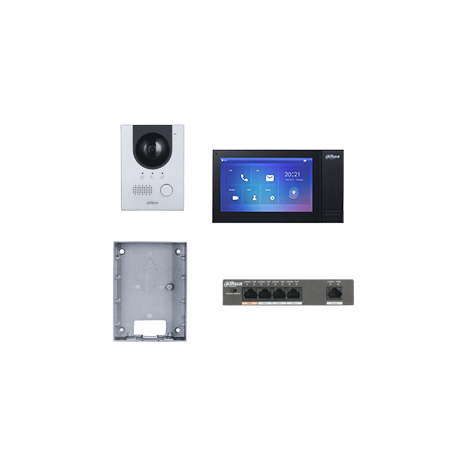 DAHUA KIT PORTIERVIDEO IP NOIR