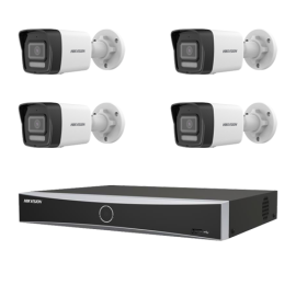 KIT Vidéosurveillance HIKVISION 4 Caméras Bullet Hybrid Light