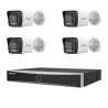 KIT Vidéosurveillance HIKVISION 4 Caméras Bullet Hybrid Light