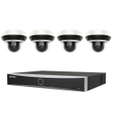 KIT Vidéosurveillance HIKVISION 4 Caméras PTZ 4 MP + IR 20m