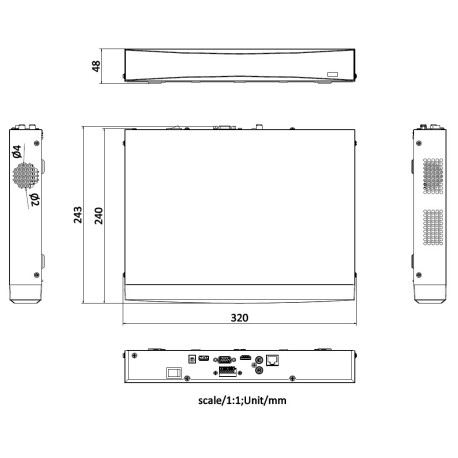 HIKVISION DS-7608NXI-K1(D)/Alarm4+1