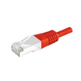 TECLINK CORDON S/FTP CAT6 CCA 0.3M ROUGE