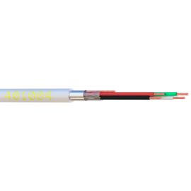 ELBAC CABLE ALARME SOUPLE 2 PAIRES PURE CUIVRE 100M BLANC
