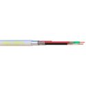 ELBAC CABLE ALARME SOUPLE 2 PAIRES PURE CUIVRE 100M BLANC