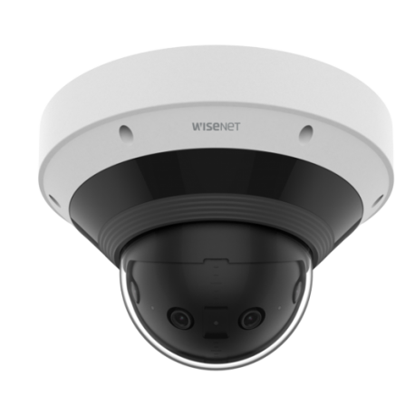 HANWHA 8MP AI IR Panoramic Outdoor Vandal Dome