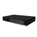 TECLINK SWITCH POE 16 PORTS 100MBPS AVEC 2 PORT UPLINK GIGABITS - 150W