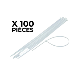 TECLINK SERRE-CÂBLES 3.5*200MM BLANC