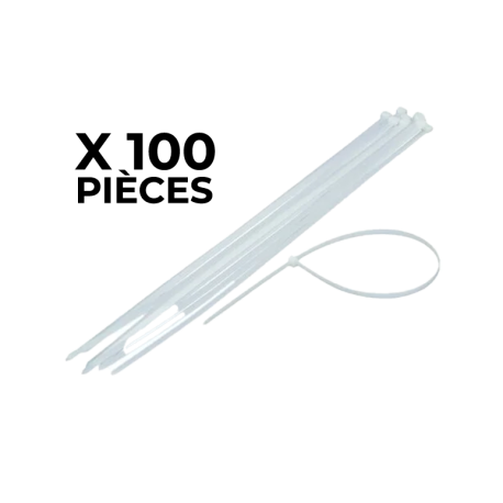 TECLINK SERRE-CÂBLES 3.5*200MM BLANC