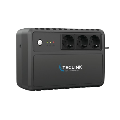 TECLINK ONDULEUR LINE INTERACTIVE SERIE 650VA/390W  3 PRISES