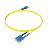 TECLINK JARRETIÈRE OPTIQUE JAUNE OS2 LC/LC DUPLEX LSZH 2 MÈTRES