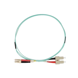 TECLINK JARRETIÈRE OPTIQUE AQUA OM3 SC/LC DUPLEX LSZH 2 MÈTRES