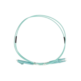 TECLINK JARRETIÈRE OPTIQUE AQUA OM3 LC/LC DUPLEX LSZH 2 MÈTRES