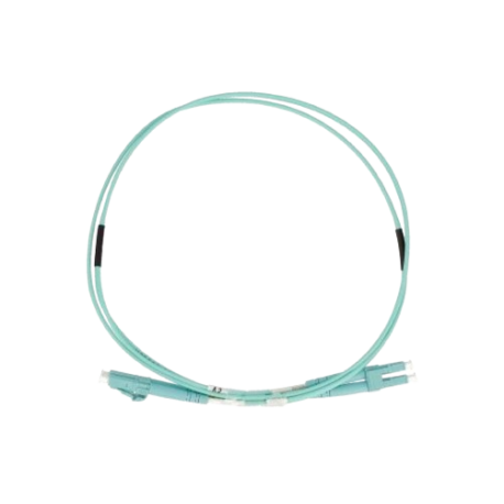 TECLINK JARRETIÈRE OPTIQUE AQUA OM3 LC/LC DUPLEX LSZH 2 MÈTRES