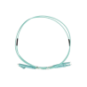 TECLINK JARRETIÈRE OPTIQUE AQUA OM3 LC/LC DUPLEX LSZH 2 MÈTRES