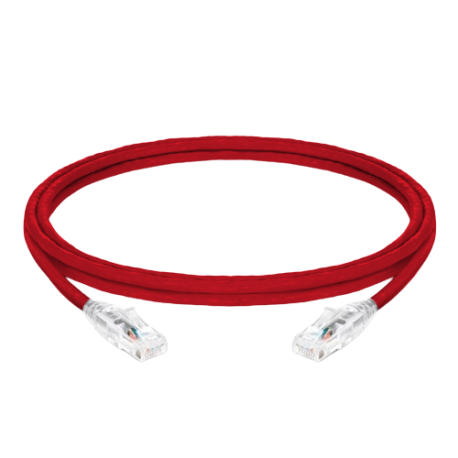 TECLINK CORDON S/FTP CAT6 CCA 1M ROUGE