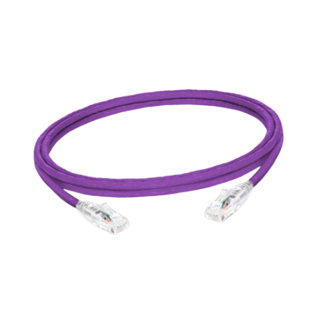 TECLINK CORDON S/FTP CAT6 CCA 15 CM VIOLET