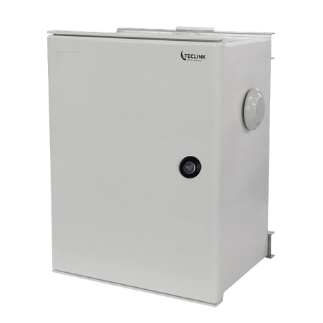 TECLINK COFFRET EN FIBRE DE VERRE 300*250*140 MONTAGE SUR POTEAU