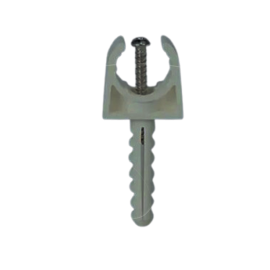 TECLINK SACHET DE 100 ACCROCHES POUR TUBE IRO DE 20MM SIMPLE GRIS