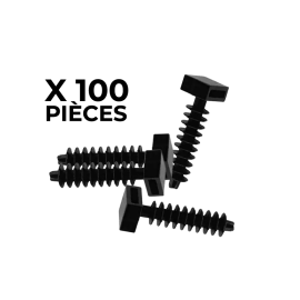 TECLINK SUPPORT DE SERRE-CÂBLES NOIR