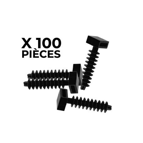 TECLINK SUPPORT DE SERRE-CÂBLES NOIR