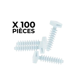 TECLINK SUPPORT DE SERRE-CÂBLES BLANC