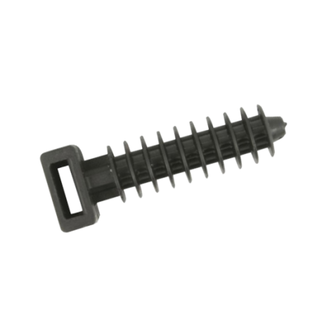 TECLINK SACHET DE 100 SUPPORTS DE SERRE-CÂBLES 16/20 NOIR