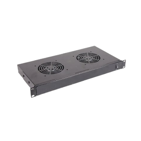 TECLINK TIROIR DE VENTILATION RACKABLE 1U 2 VENTILATEUR AVEC THERMOSTAT