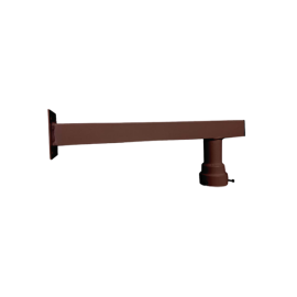 TECLINK SUPPORT POUR CAMÉRA PTZ 350MM POUR POTEAU DE (3/4 MÈTRES) MARRON