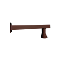 TECLINK SUPPORT POUR CAMÉRA PTZ 350MM POUR POTEAU DE (3/4 MÈTRES) MARRON