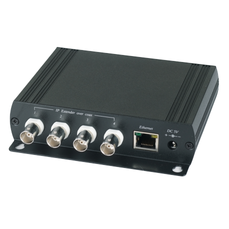 ELBAC KIT SWITCH 4 IP 10MBPS SUR COAX