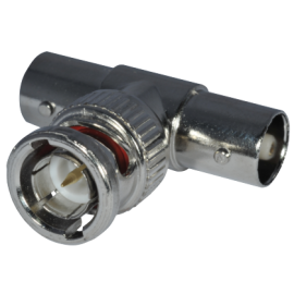 ELBAC ADAPTATEUR EN T - 2 BNC FEMELLES / 1 BNC MALE  (BNT)