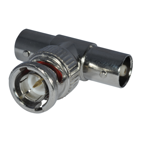 ELBAC ADAPTATEUR EN T - 2 BNC FEMELLES / 1 BNC MALE  (BNT)