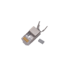ELBAC BOITE DE 50/CONNECTEUR RJ45 FTP CAT6 2x4C 1.45/8  (RJ45/CAT6-7)