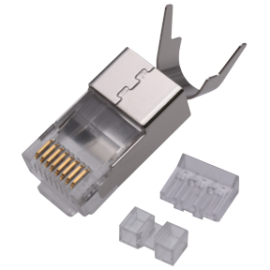 ELBAC CONNECTEUR - RJ45 - FTP - CAT6 - ELBAC  (RJ45/CAT6-2X4C)