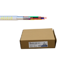 ELBAC CABLE ALARME SOUPLE 5 PAIRES PURE CUIVRE 100M BLANC   (CS10B)