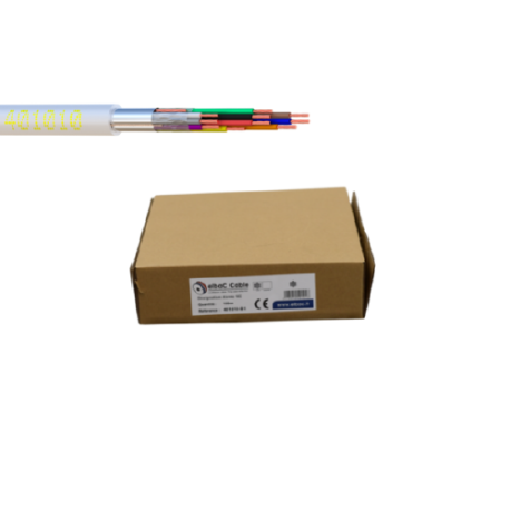 ELBAC CABLE ALARME SOUPLE 5 PAIRES PURE CUIVRE 100M BLANC   (CS10B)