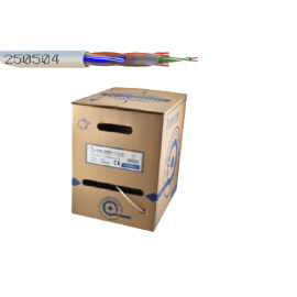 ELBAC CABLE RESEAU UTP CAT6 RESIDENTIEL LSZH 305M BLANC  (UTP-C6R/D3)