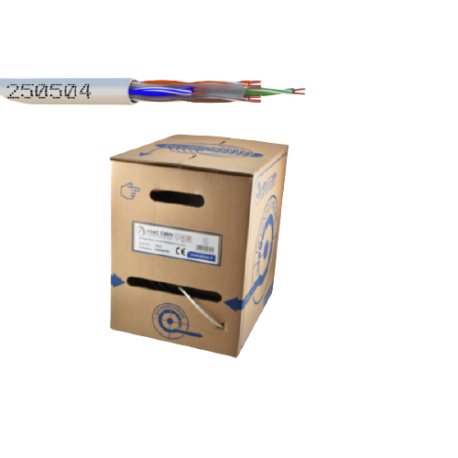 ELBAC CABLE RESEAU UTP CAT6 RESIDENTIEL LSZH 305M BLANC  (UTP-C6R/D3)