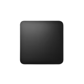 AJAX BASELINE Ajax CenterButton (1-gang/2-way) [55] black  [BASELINE]
